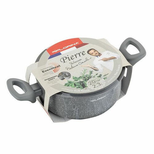 Florina Oală din aluminiu cu capac de MateuszGessler, 20 cm, 2,3 l