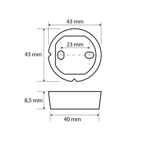 Set de fixare pentru lipire Sapho MS287 , 2 buc.