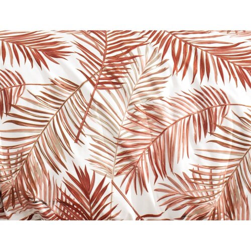 BedTex Bavlnené obliečky Palms Brown, 140 x 220 cm, 70 x 90 cm