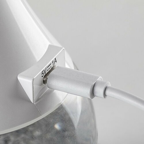 Rabalux 74248 funkcjonalna i dekoracyjna lampa stołowa LED z brokatem Vivter, 4 W, 2200 lm, IP20