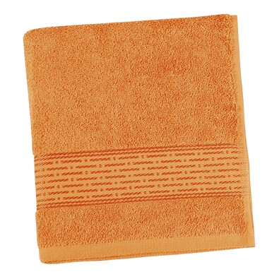 Ręcznik Kamilka Pasek pomarańczowy, 50 x 100 cm