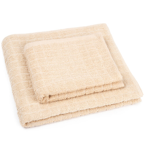 Set de prosoape Jerry, maro, 50 x 100 cm, 70 x 140 cm