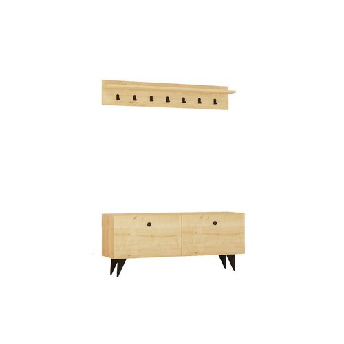 Wandgarderobe mit Schuhschrank Rupa Oak