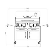 Fenix kerti grill füstölővel