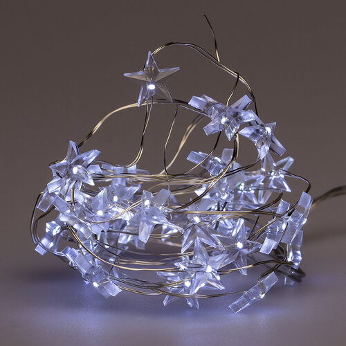 Lichterkette Stellare Kaltweiß, 40 LEDs