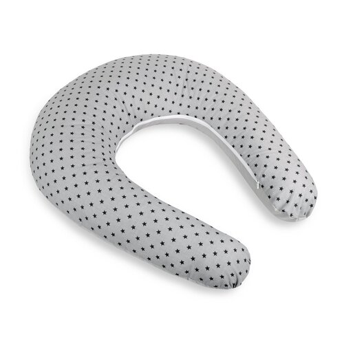 Bellatex Csillagok szoptatós párnahuzat szürke, 180 cm