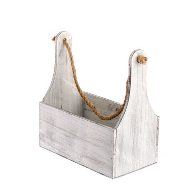 Lesena transportna zabojnik za obes, 27 x 34 x 15cm
