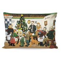 Matějovský Poszewka na poduszkę Deluxe Josef Lada Przy choince świątecznej, 33 x 50 cm Matějovský Poszewka na poduszkę Deluxe Josef Lada Przy choince świątecznej, 33 x 50 cm