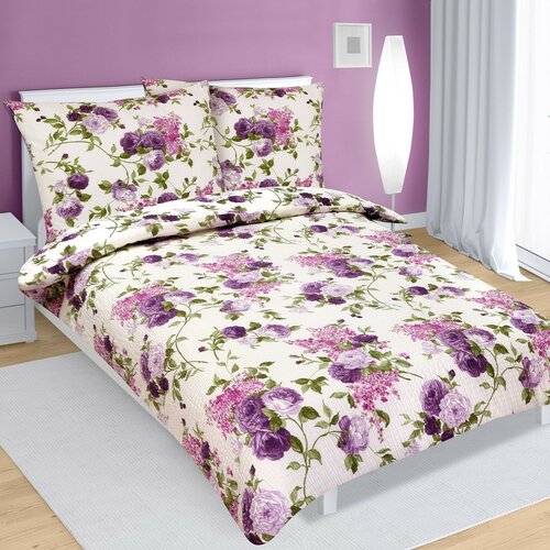 Bellatex Bombažno posteljno perilo Rose lilac ,140 x 200 cm, 70 x 90 cm