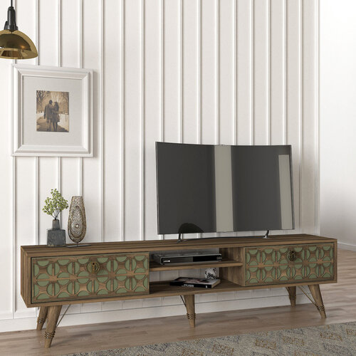 Televizní stolek Valente Walnut