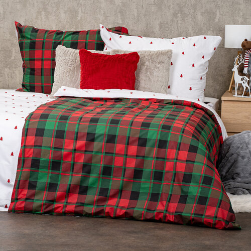 4Home Lenjerie de pat din bumbac Scotch winter,140 x 220 cm, 70 x 90 cm