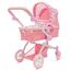 Cărucior pentru păpuși Baby Mix 2in1 Sophie roz,63,5 x 37 x 63,5 cm