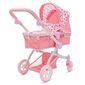 Cărucior pentru păpuși Baby Mix 2in1 Sophie roz,63,5 x 37 x 63,5 cm