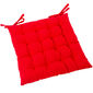 Prešívaný sedák Káro červeno-béžová, 40 x 40 cm