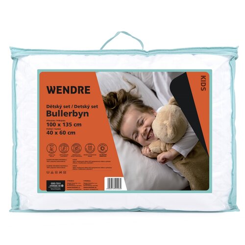 Wendre Дитячий комплект з ковдри та подушки Bullerbyn, 135 x 100 см, 40 x 60 см