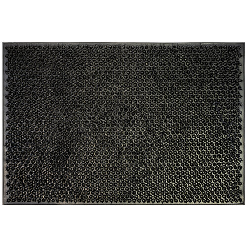 Covoraș din cauciuc Emma negru, 40 x 60 cm