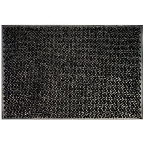 Gumová rohožka Emma čierna, 40 x 60 cm