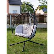 Happy Green Scaun suspendat din ratan Villa Big,120 x 110 x 200 cm