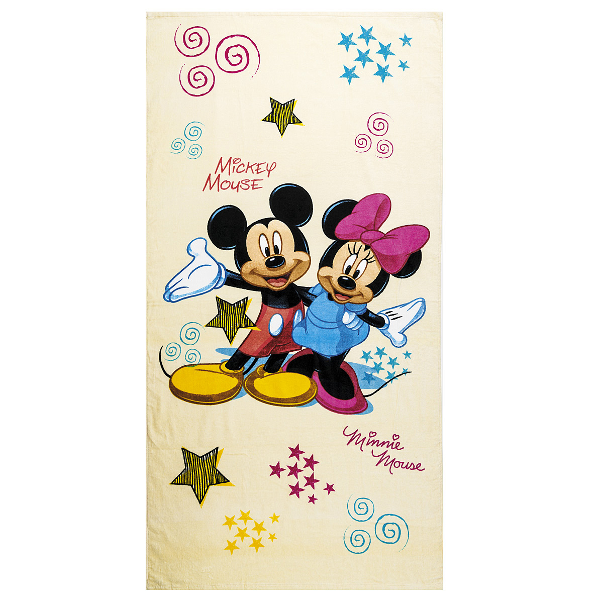 Detská osuška Mickey a Minnie, 75 x 150 cm
