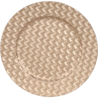 Tellermatte Golden Weaving, 33 cm