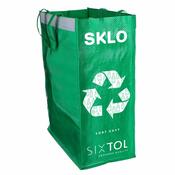Sixtol Saci pentru sortarea deșeurilor SORT EASY 3SLIM, 18 x 30 x 40 cm, 3 x 22 l, 3 buc.
