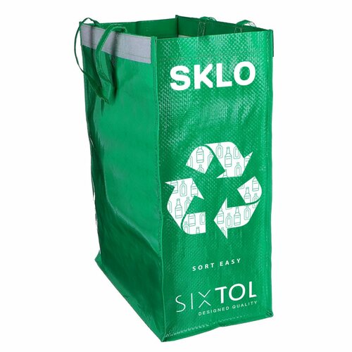 Sixtol Saci pentru deșeuri sortate SORT EASY 3 SLIM , 18 x 30 x 40 cm, 3 x 22 l, 3 buc