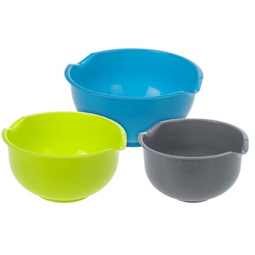 Set de castroane din plastic, 3 piese
