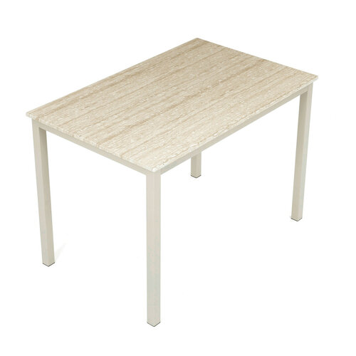 Jídelní stůl BLOCK Travertine, 110 × 70 × 75 cm