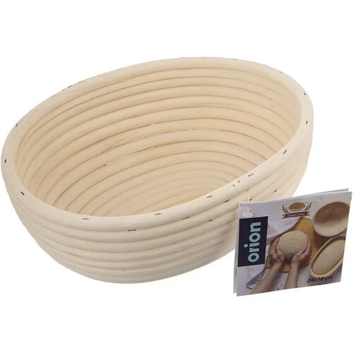 Orion Ovale Rattan-Schale, 24 x 18,5 x 9 cm