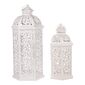 Set felinare din metal Romantic, 2 buc.