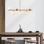 Lampa wisząca Fazli - 10535, biały/złoty