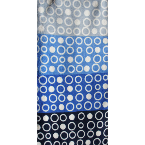 Obliečky Mikroplyš Geometria modrosivá, 140 x 200 cm, 70 x 90 cm