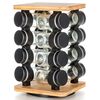 Banquet Set of spice jars CULINARIA Black, 16 pcs