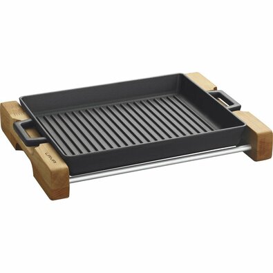 LAVA Placă metalică pentru grătar cu bază , 26 x32 cm