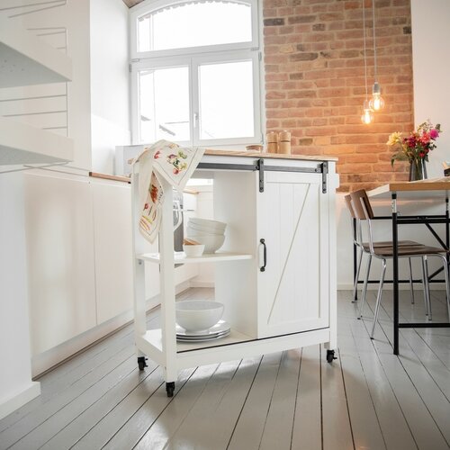 Wenko Küchenwagen Landhaus, 80 × 40 × 88,5 cm