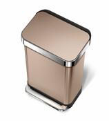 Simplehuman Pedálový odpadkový koš 45 l, bronz