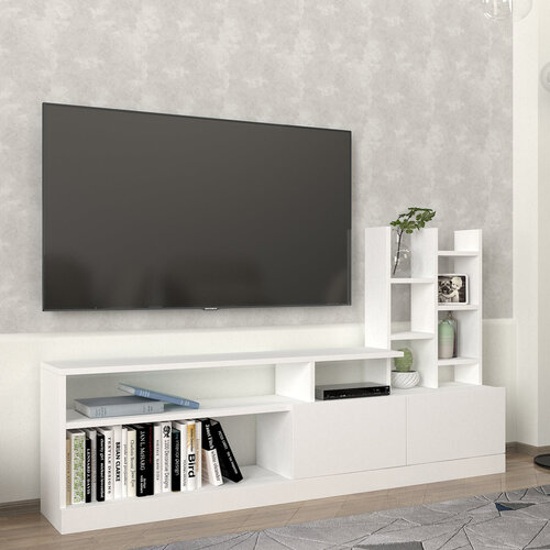 Masă TV Dolunay alb