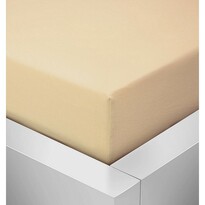 Jersey Standard lepedő krémszínű, 90 x 200 cm