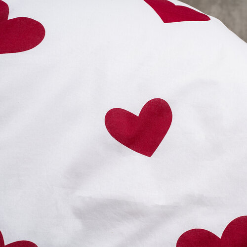 Lenjerie de pat din bumbac 4Home Red Hearts, 220 x 200 cm, 2 bucăți 70 x 90 cm