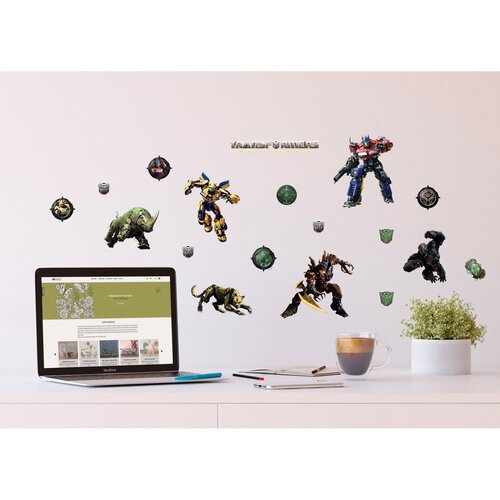 Samolepící dekorace Transformers, 30 x 30 cm