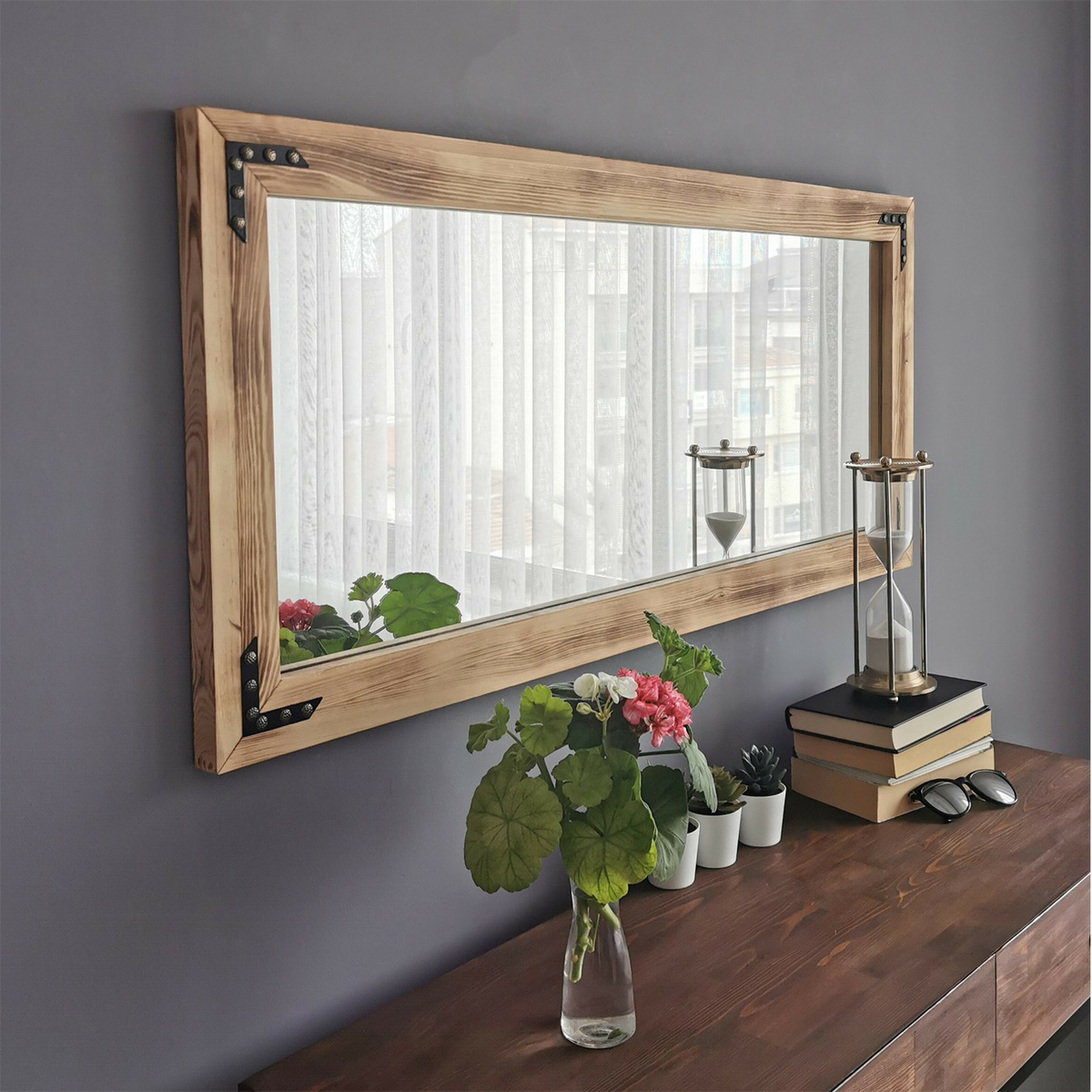 Zrkadlo Walnut B 50 x 110 cm