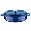 LAVA Metal Oală din fontă, diametru 28 cm,albastru, 3,5 l