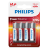 Baterii alcaline Philips AA 1,5 V Power, 4 buc