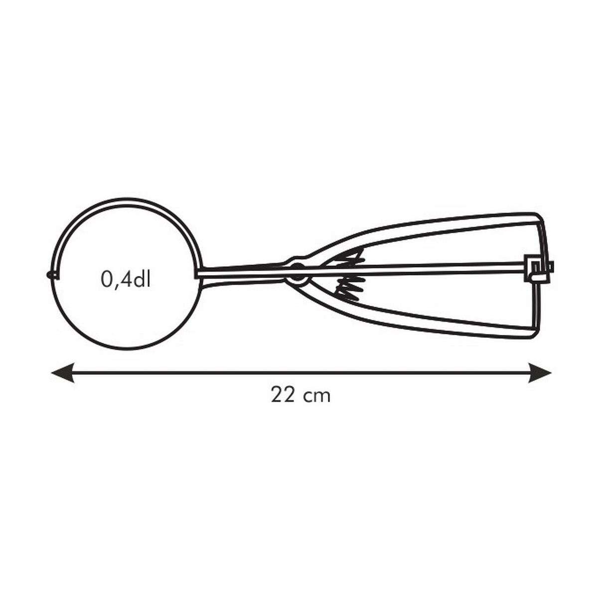 Tescoma PRESTO mechanikus adagoló, 5 cm termék 2. képe