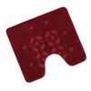 Kopalna preproga Standard Stopa bordo, 60 x 50 cm