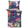 Towee Satenasto posteljnina Floral, 140 x 200 cm,70 x 90 cm