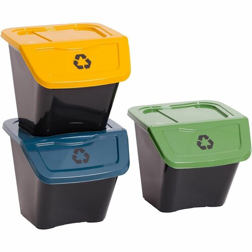 Coş de sortare a deşeurilor, 30 l, 3 buc.