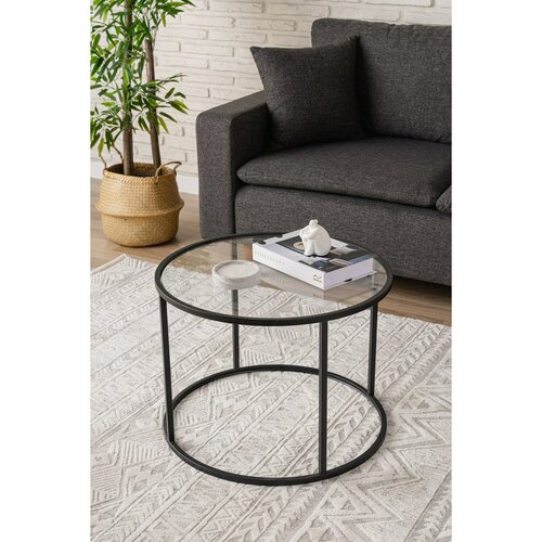 Stolik konferencyjny Berlin Black, 60 cm