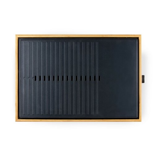 DOMO DO9271G stolný elektrický Plancha gril Bamboo Style