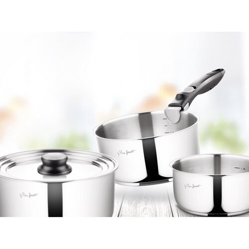 Lamart LT1009 set de vase din oțel inoxidabilKims, 5 piese